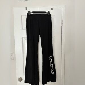 Lagunitas Brewing Company Black Yoga Pants